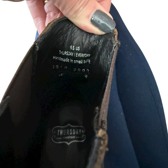 Thursday Boot Co. brown leather Chelsea ankle boot women's size 6.5 - Picture 11 of 14